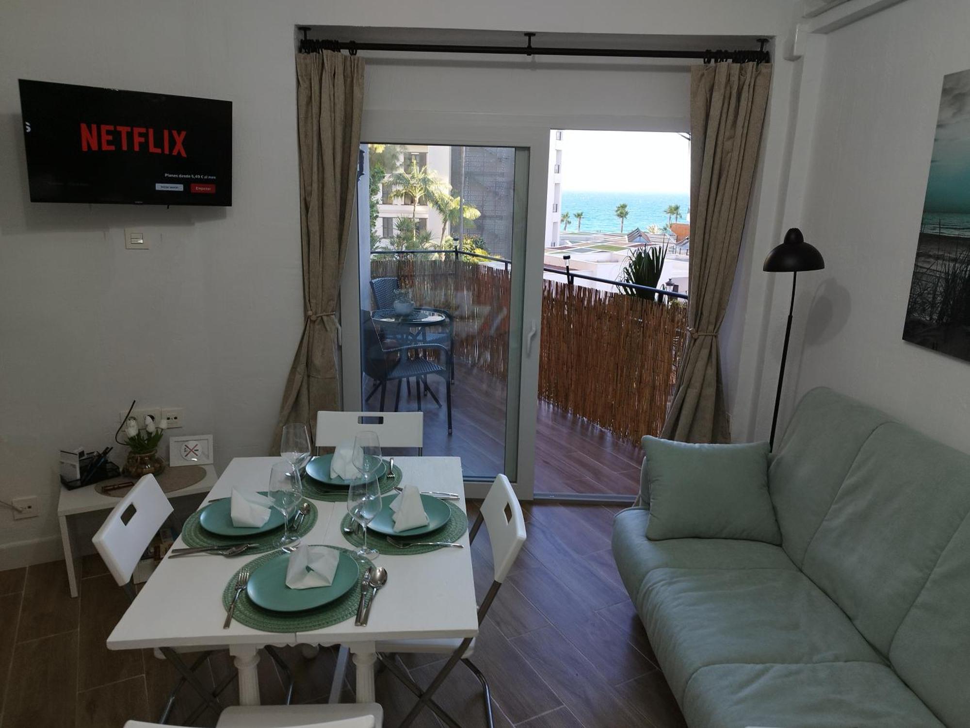Amazing Front Sea View Studio. Marbella Centre Εξωτερικό φωτογραφία